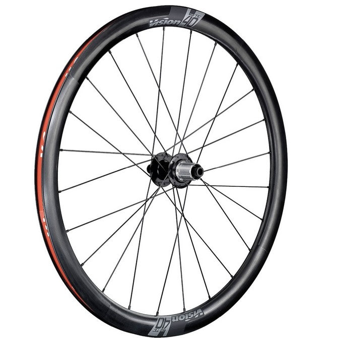 Vision TC 40 Disc Carbon Laufradsatz TLR Shimano 10-/11-/12-fach 40 mm 700c Centerlock 12x100mm 12x142mm