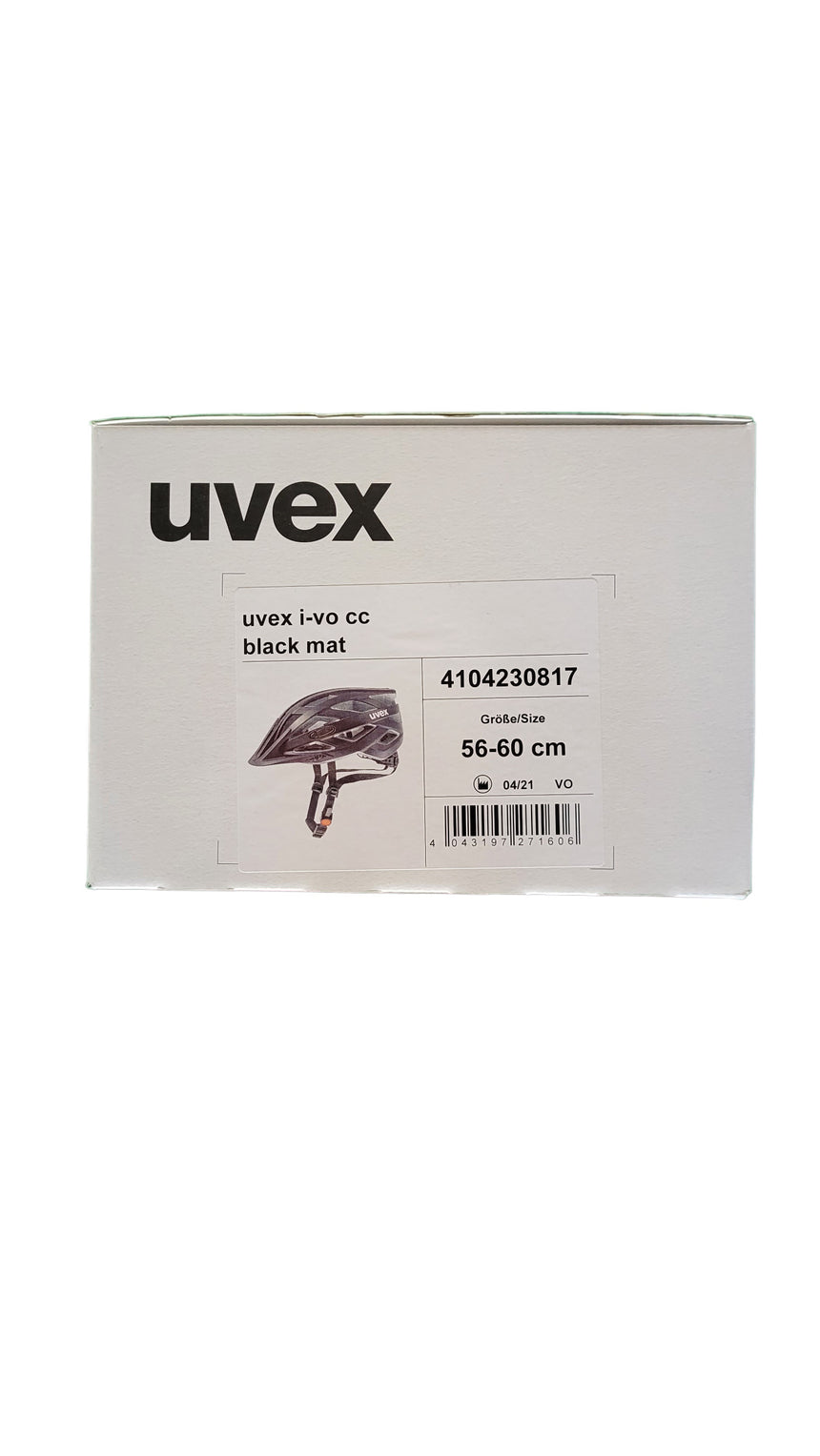 Uvex i-vo cc Helm - black Größe: 56-60cm matt