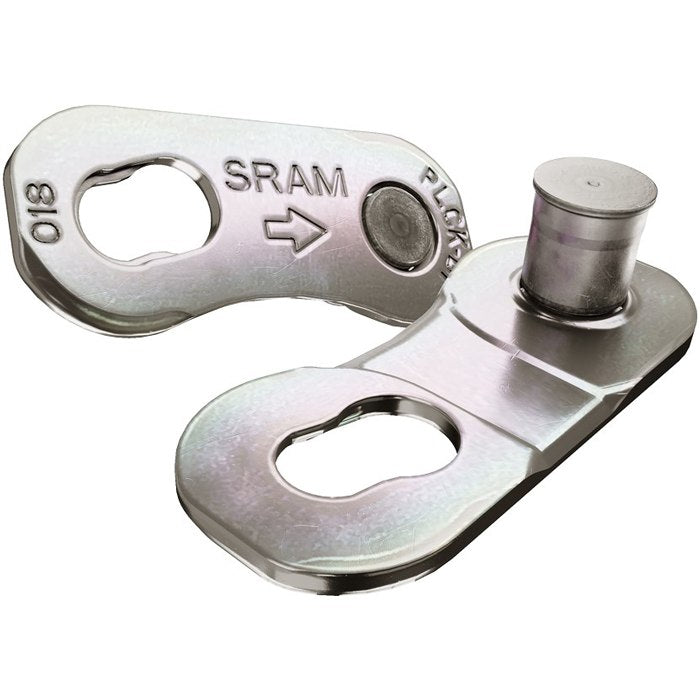 SRAM PowerLink | PowerLock Kettenverschluss Silber / Flattop für SRAM Road 12-fach AXS Ketten - 00.2518.036.003