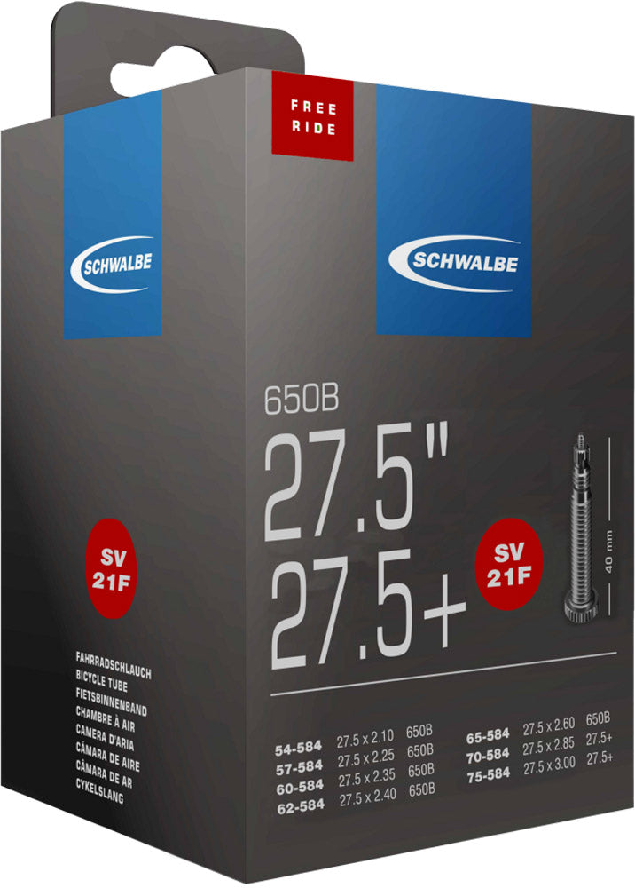 Schwalbe SV 21F Schlauch für 27,5" / 27,5"+ Freeride 2.1-3 10400073