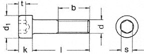 M4x16 mm Zylinderkopfschraube A4 ISO 4762 (Antrieb 3 mm Innensechskant)