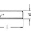 M5x12 mm Linsenkopfschraube A4 ISO 7380-1 (Antrieb 3 mm Innensechskant)