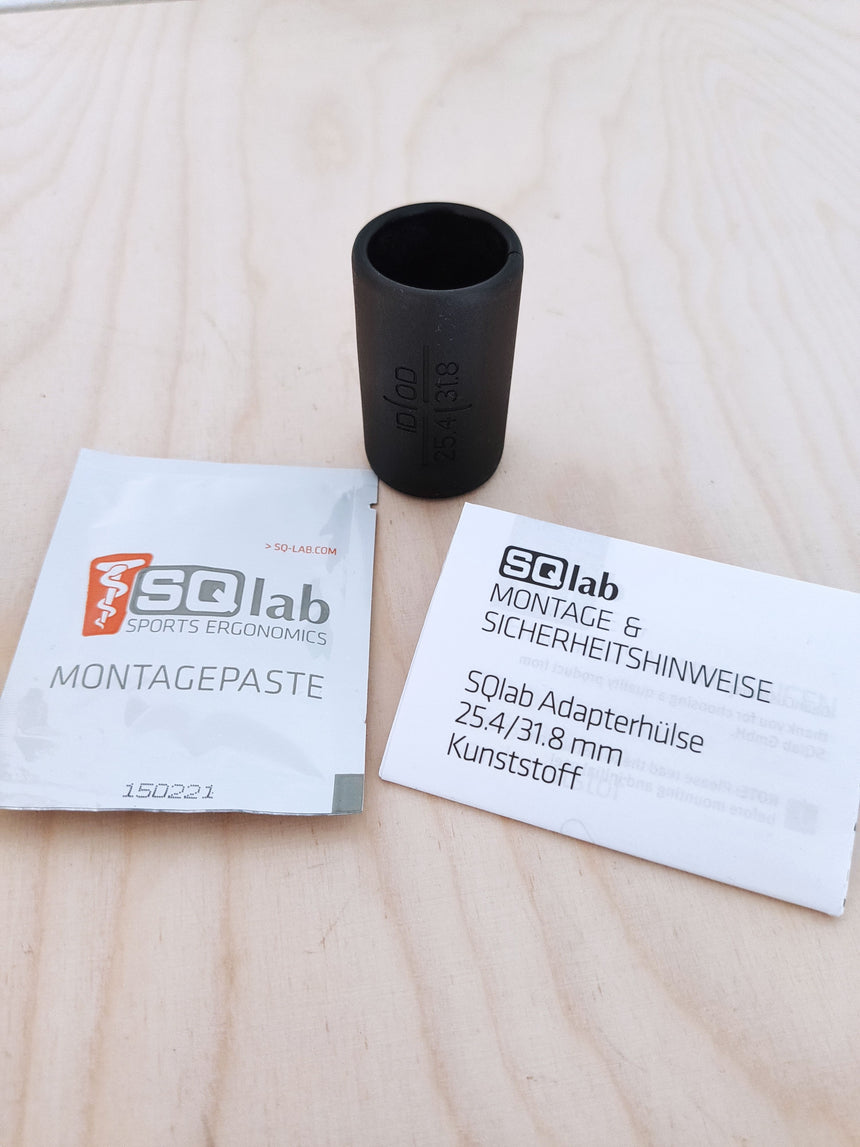 SQlab Plastik Lenkerhülse - 25,4 auf 31,8mm