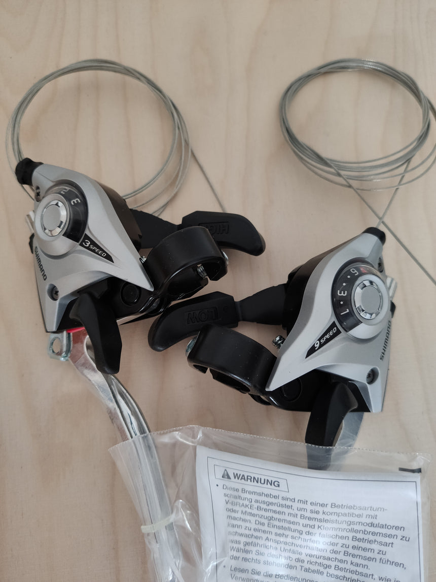 Shimano Schalt-Brems Hebel Shifter Set Altus links rechts 3x9 fach ST-EF51