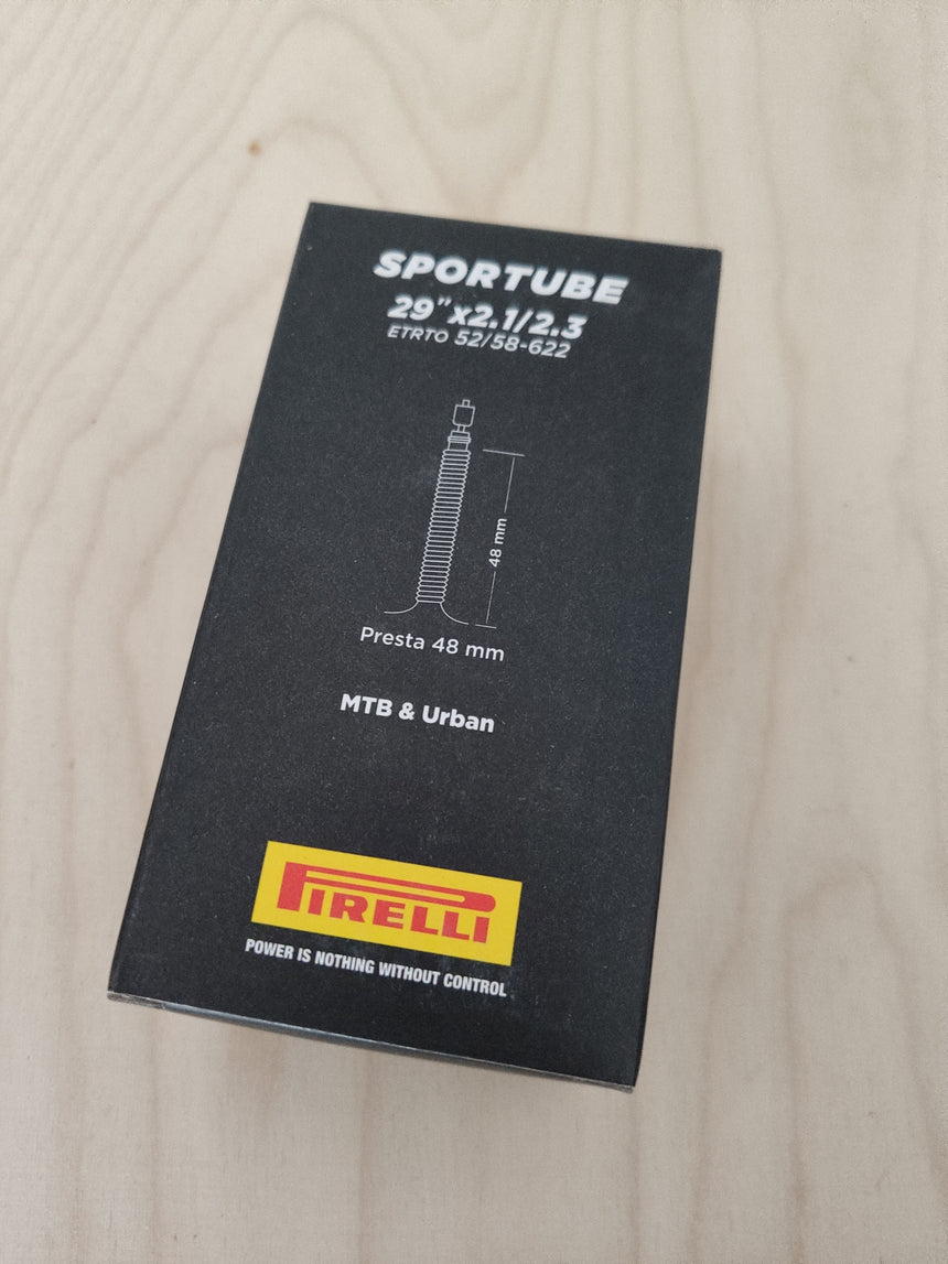 Pirelli SporTUBE Butyl Schlauch - 2.1/2.3"-29" - 48mm Presta Ventil