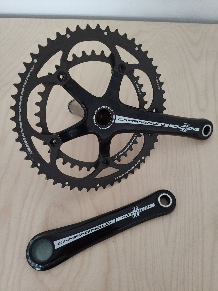 Campagnolo Athena 11-fach Power Torque Alu Kurbelgarnitur 175mm 53/39 FC15-ATB593