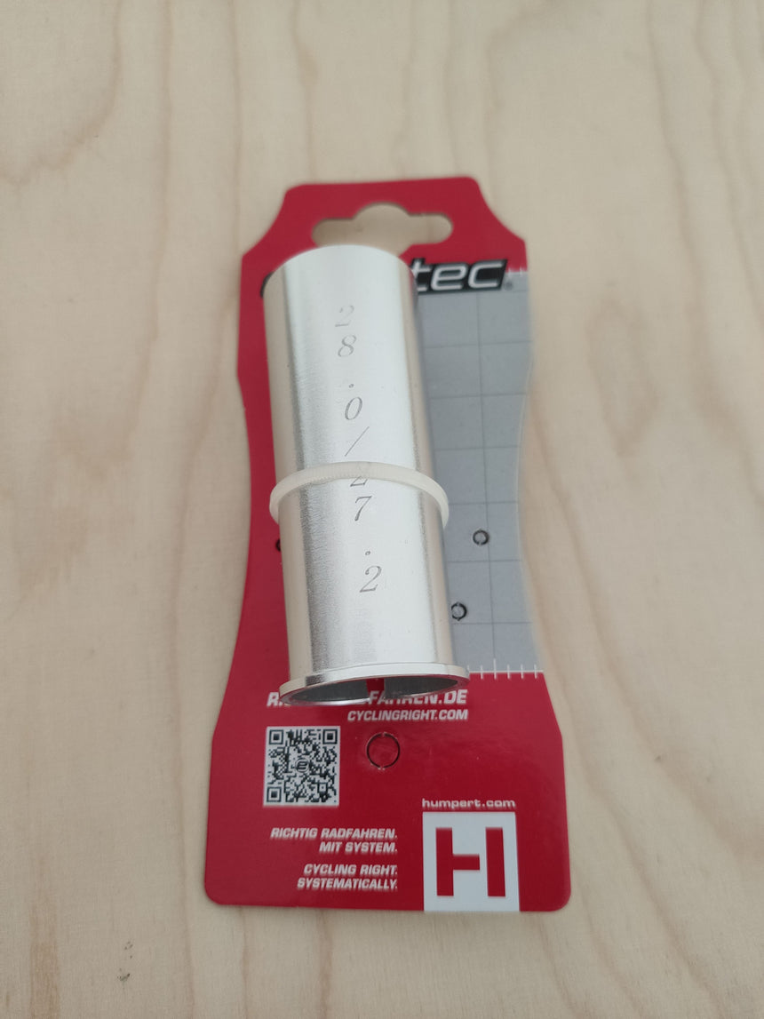 sattelstütze reduzierhülse Ergotec Reduzierhülse für Sattelstütze 27,2 auf 28 (Colnago C40,C50) – jenzers