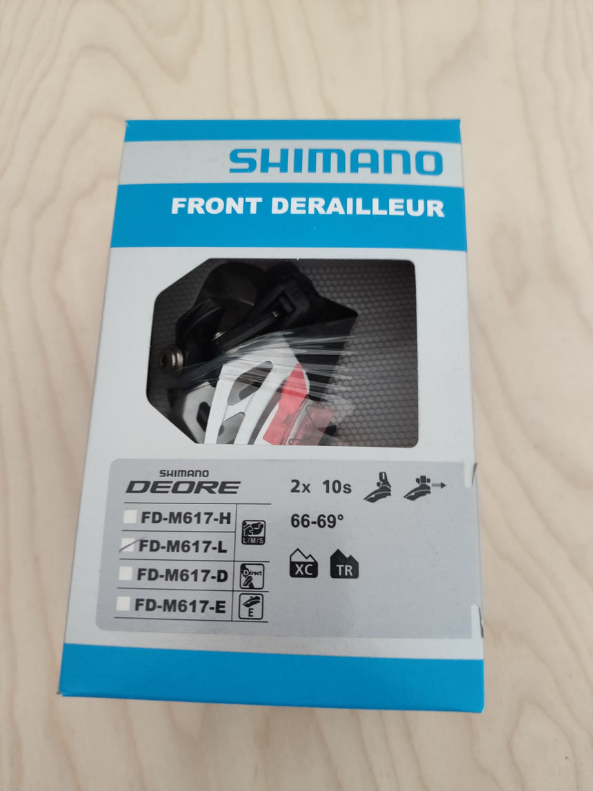 Shimano Deore Umwerfer FD-M617L SideSwing Front-Pull 66-69° Low-C