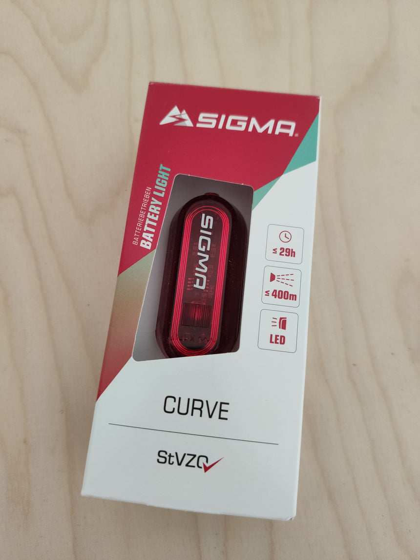 Sigma Curve LED Rücklicht schwarz