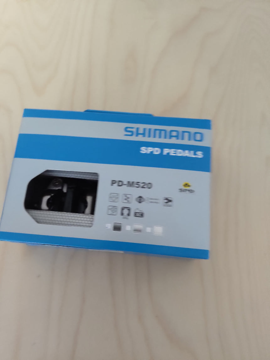 Shimano PD-M520 SPD Pedal -schwarz,9/16", zweiseitig, ohne Reflektor